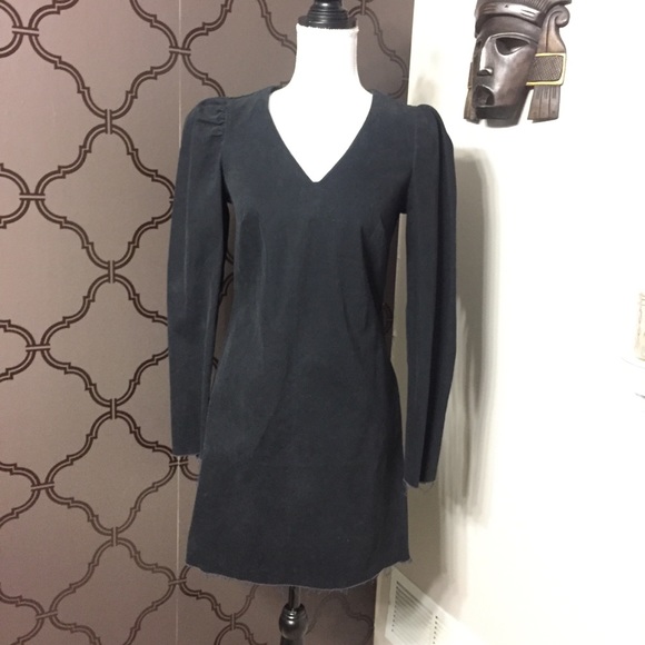 Black Denim Dress XS - Picture 1 of 7